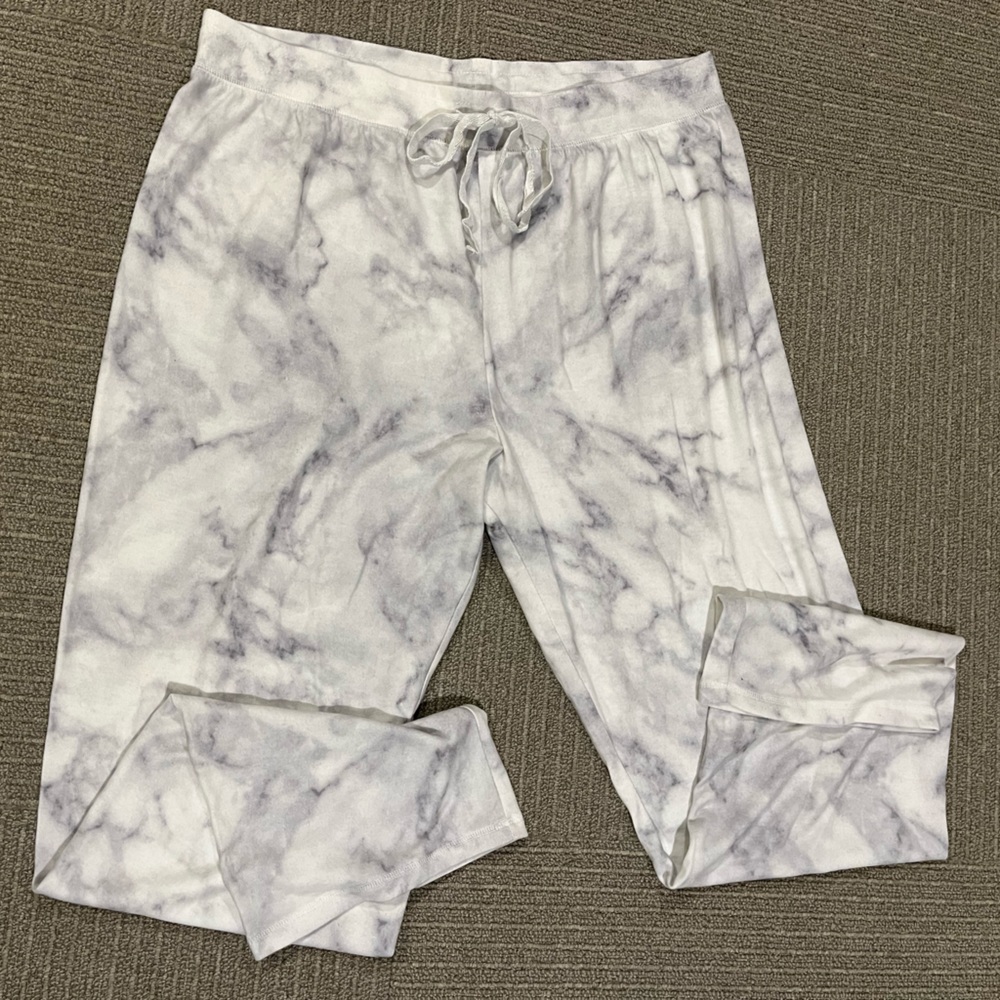 Star + Skye Marble Gray Pants Loungewear 2x NWOT - so soft! Pajama pants